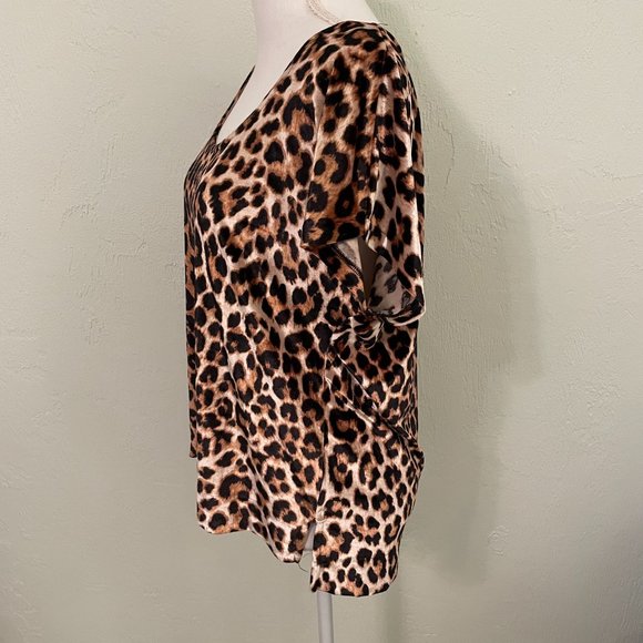 Animal Print Holly Hock by Lucky Brand Top - Picture 2 of 5